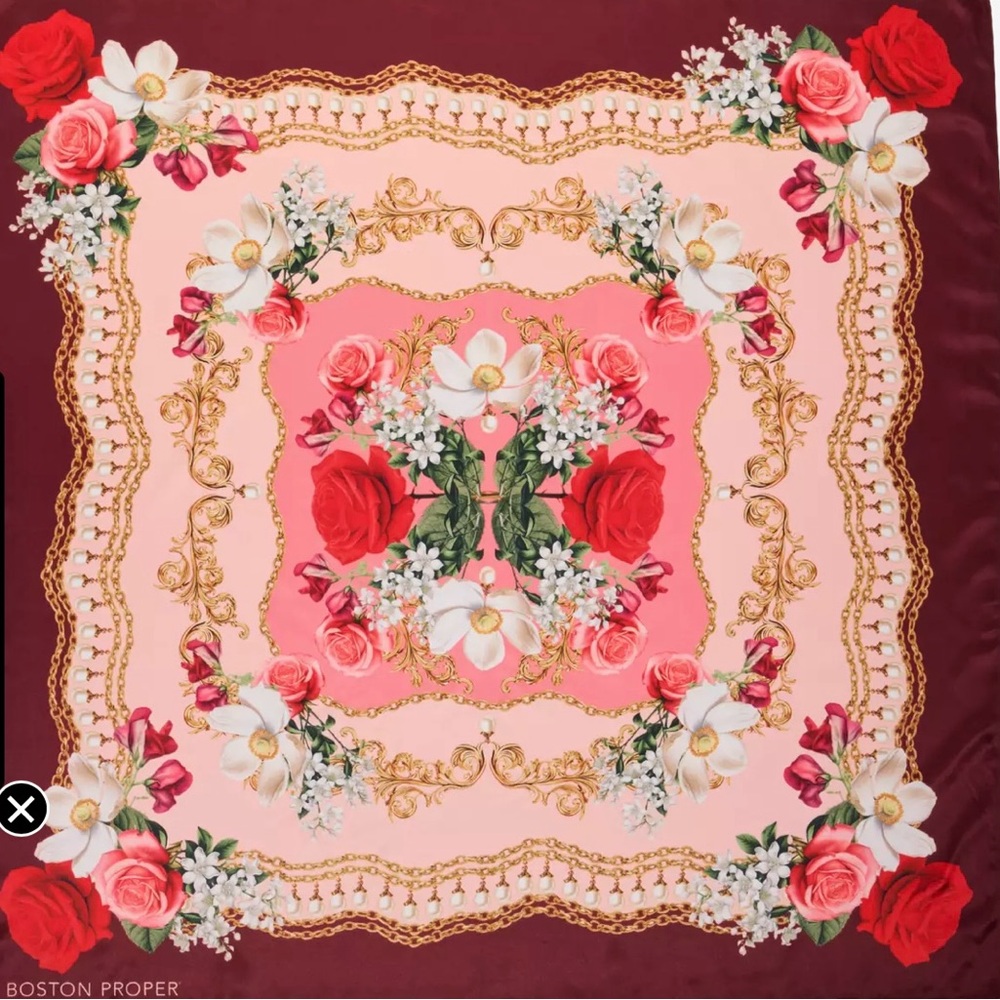 Boston Proper printed Scarf